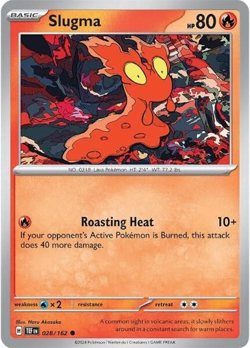 Slugma card front