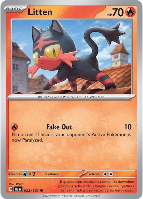 Litten card front