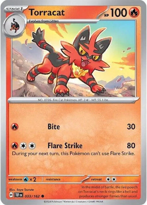 Torracat card front