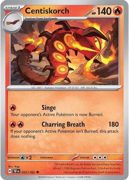 Centiskorch card front