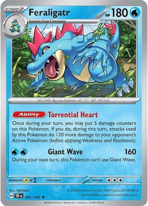 Feraligatr card front
