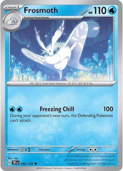 Frosmoth card front