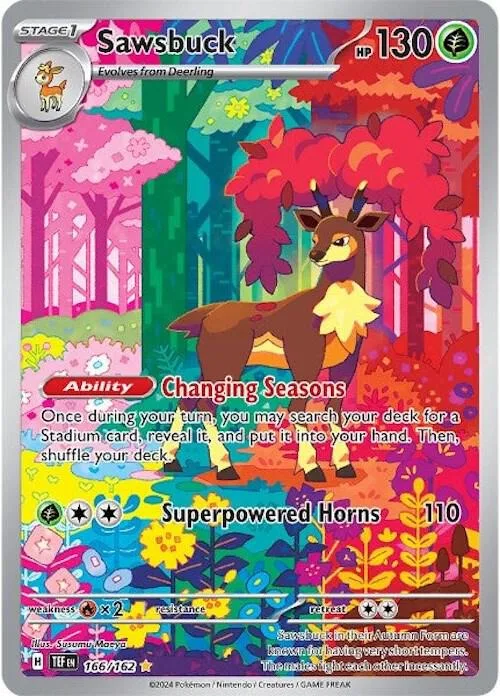 Sawsbuck Holofoil card