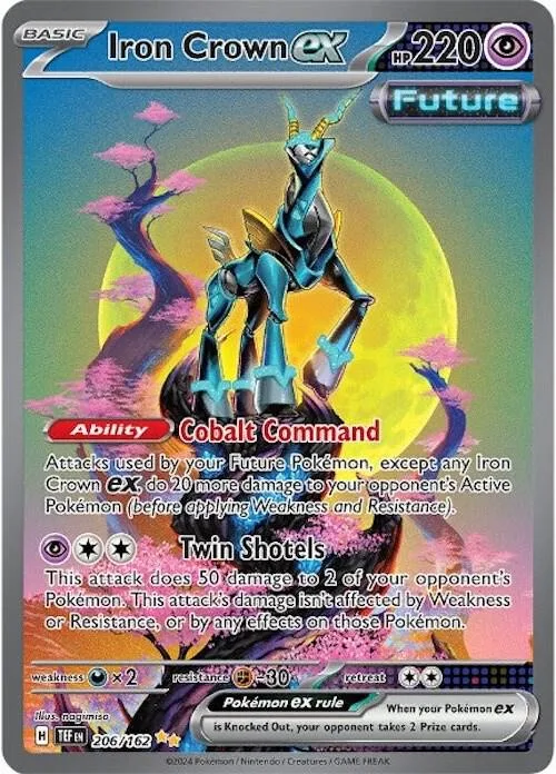 Iron Crown ex Holofoil card