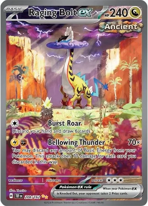 Raging Bolt ex Holofoil card