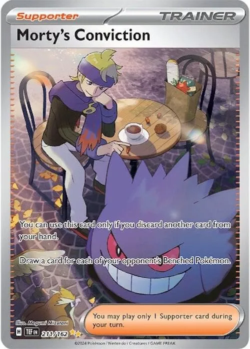 Morty's Conviction Holofoil card