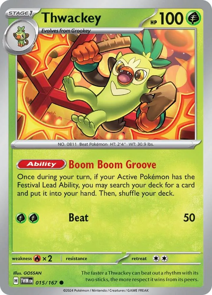Thwackey card front