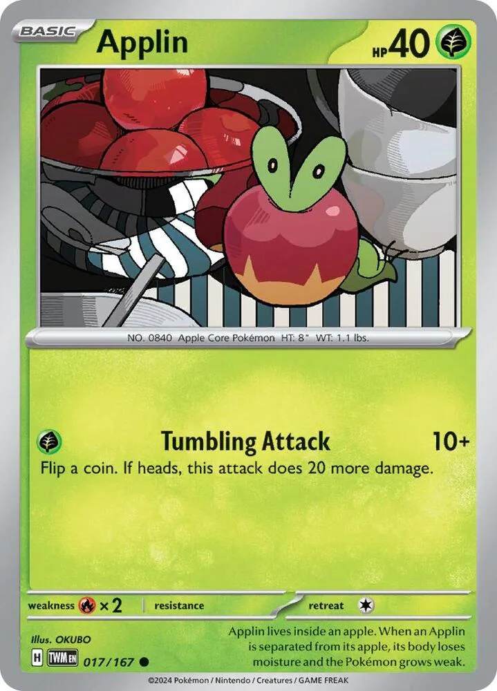 Applin card front