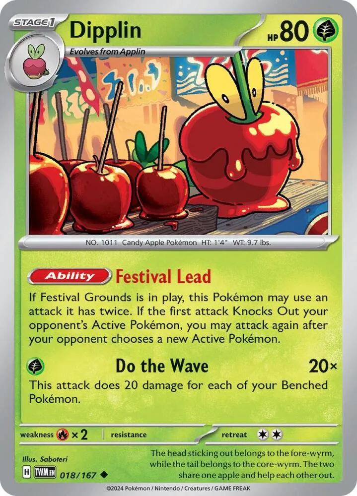 Dipplin card front