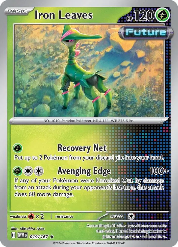 Iron Leaves card front