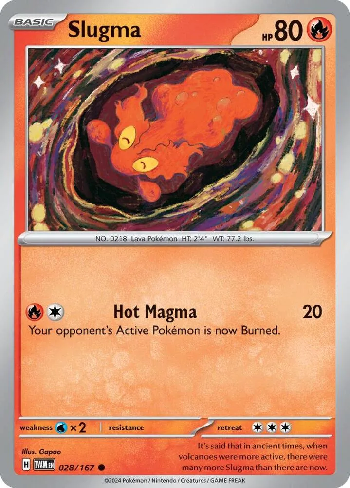 Slugma card front