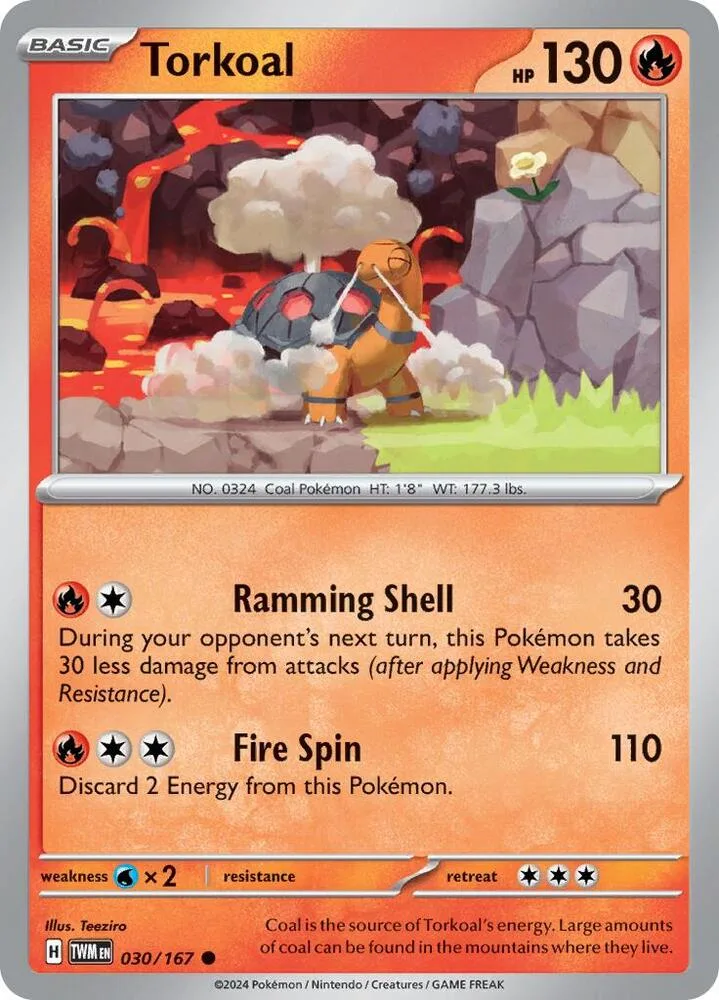 Torkoal card front