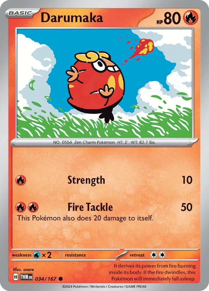 Darumaka card front