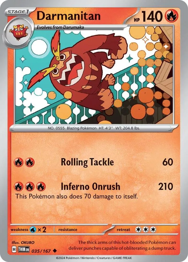 Darmanitan card front