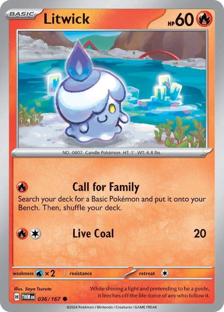 Litwick card front