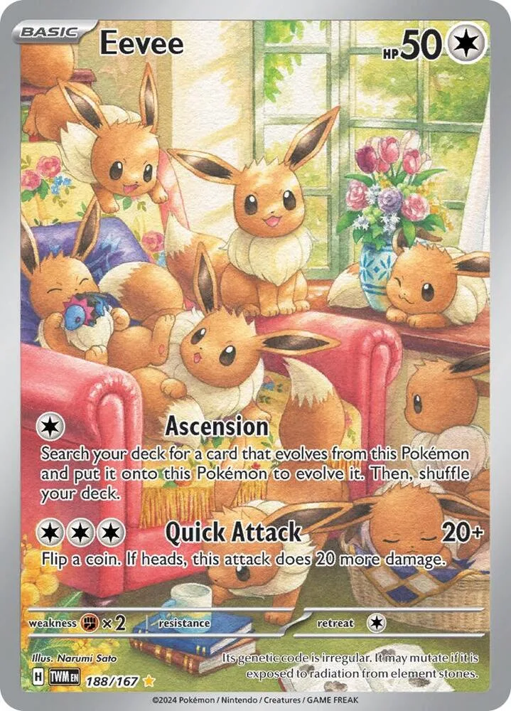 Eevee Holofoil card
