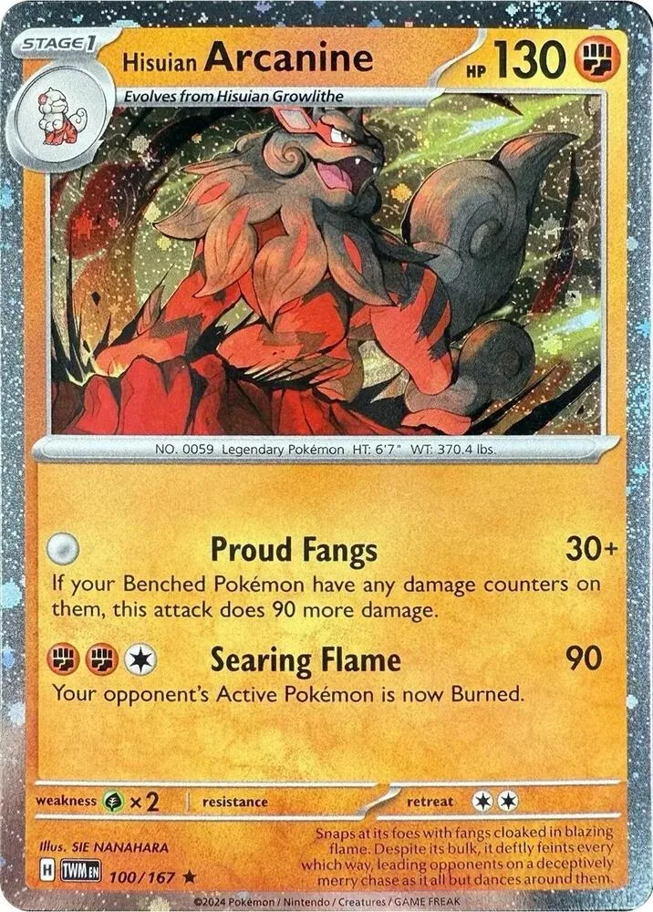 Hisuian Arcanine (Cosmos Holo) thumbnail