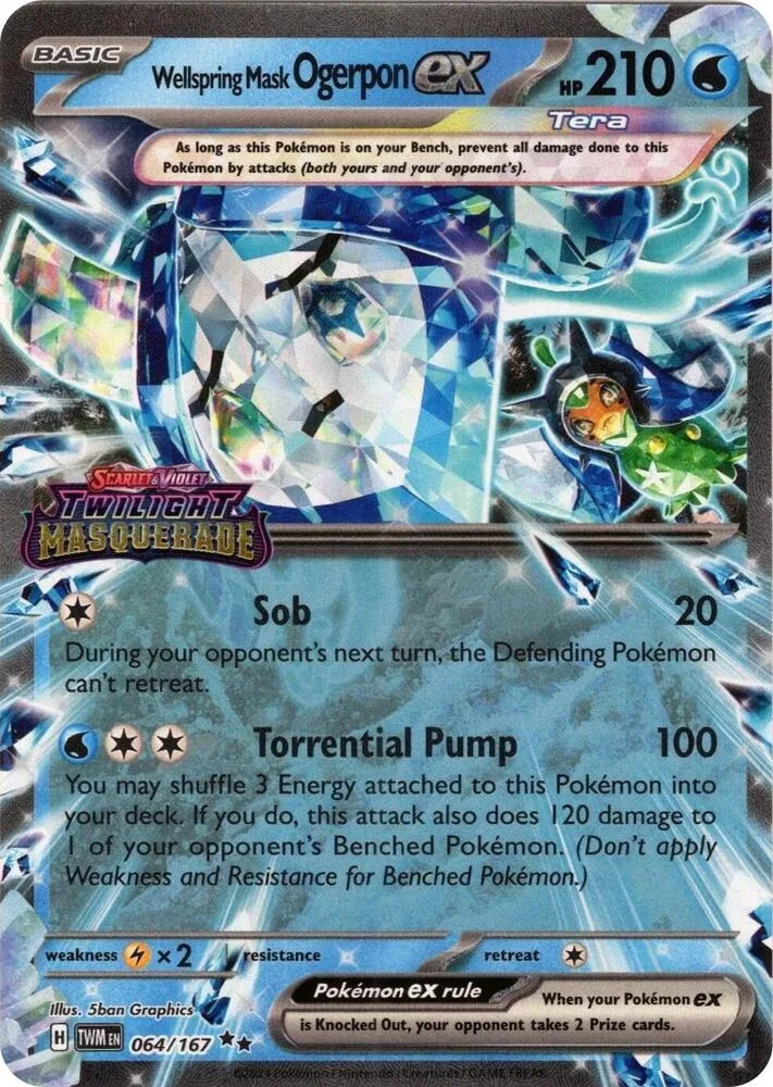 Wellspring Mask Ogerpon ex (Set Stamp) thumbnail