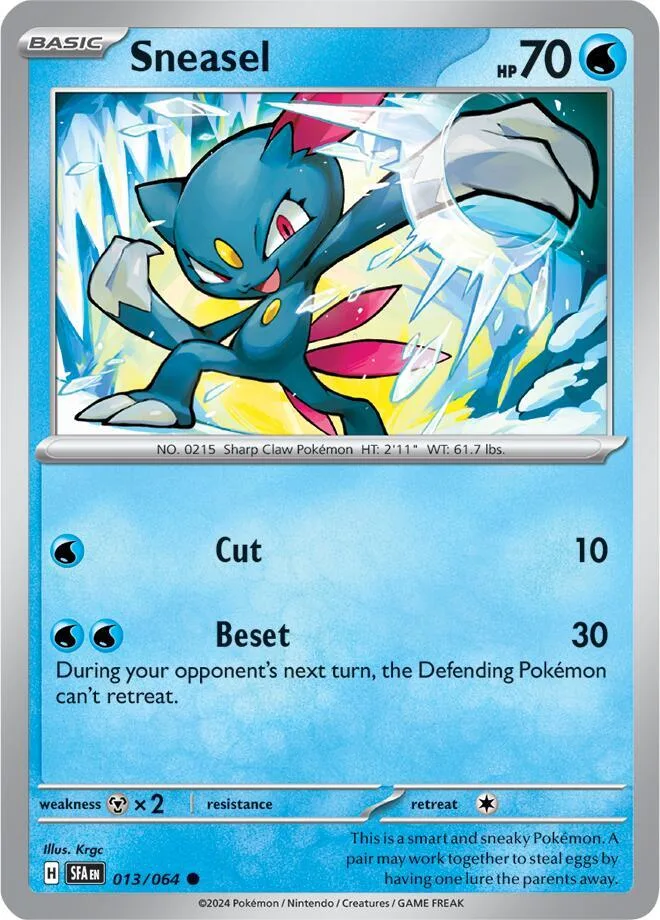Sneasel card front
