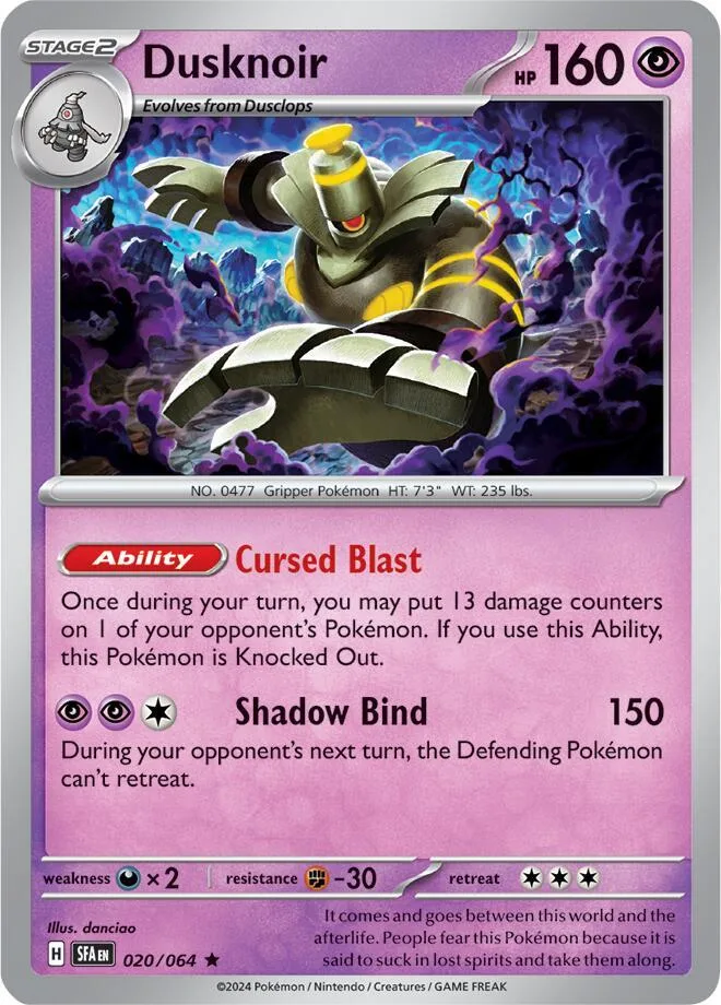 Dusknoir card front