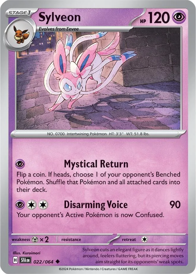 Sylveon card front