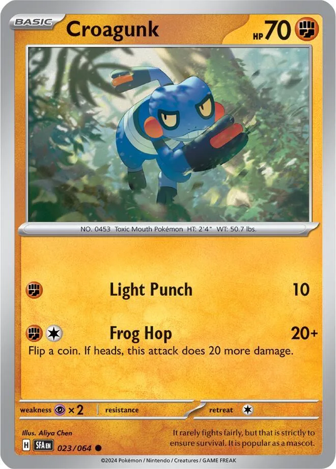 Croagunk card front