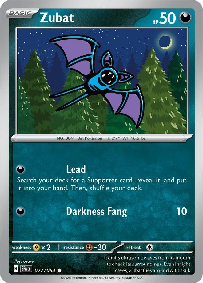 Zubat card front