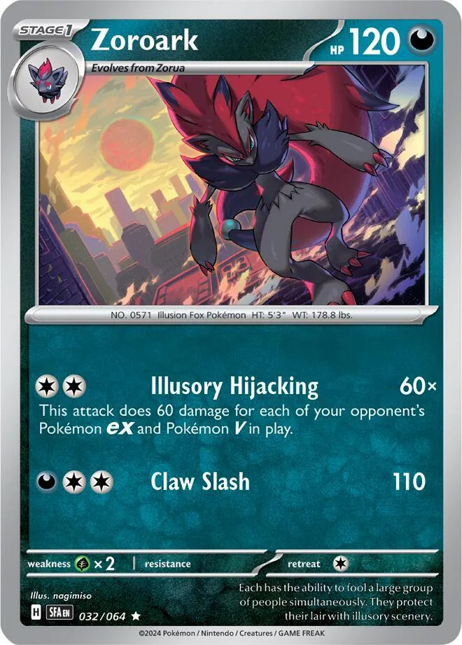 Zoroark card front