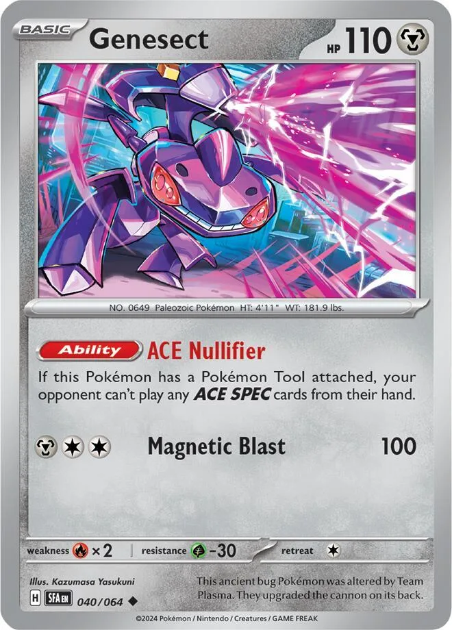Genesect card front