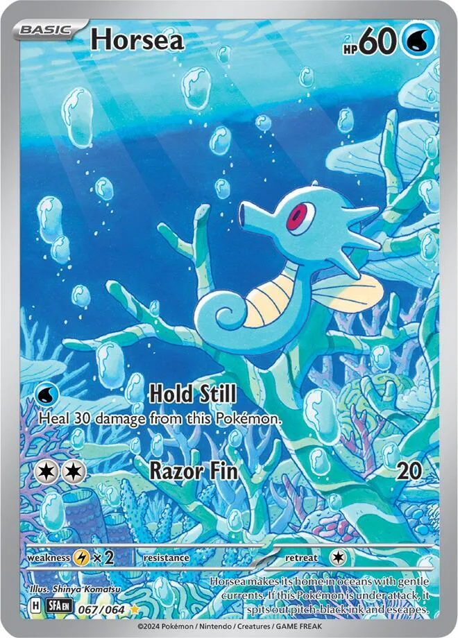Horsea Holofoil card