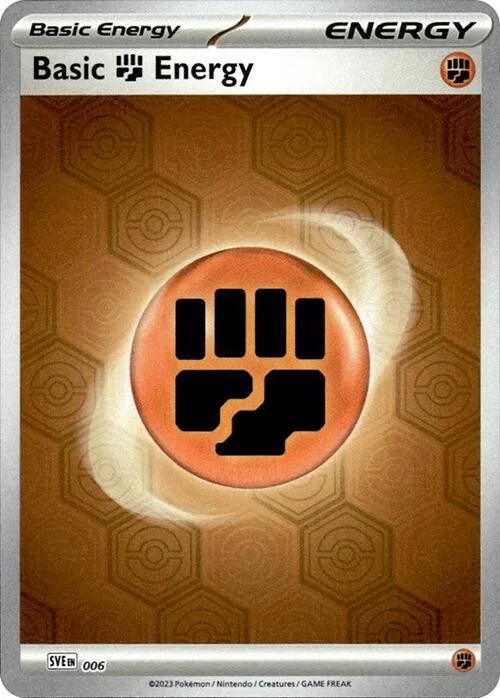 Basic Fighting Energy card front