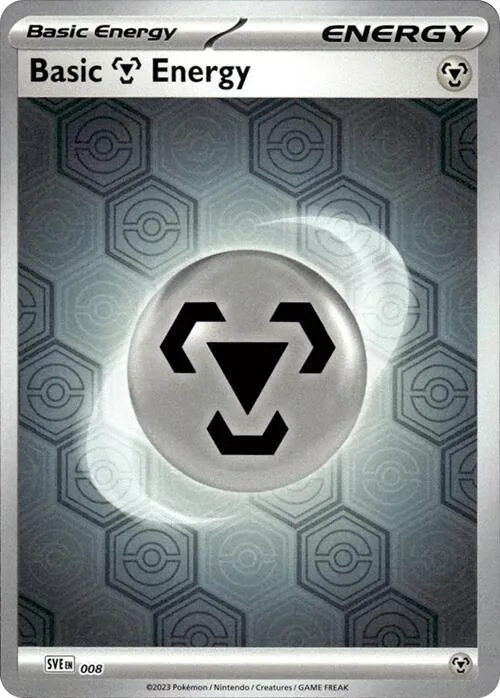 Basic Metal Energy (Reverse Holofoil) card front