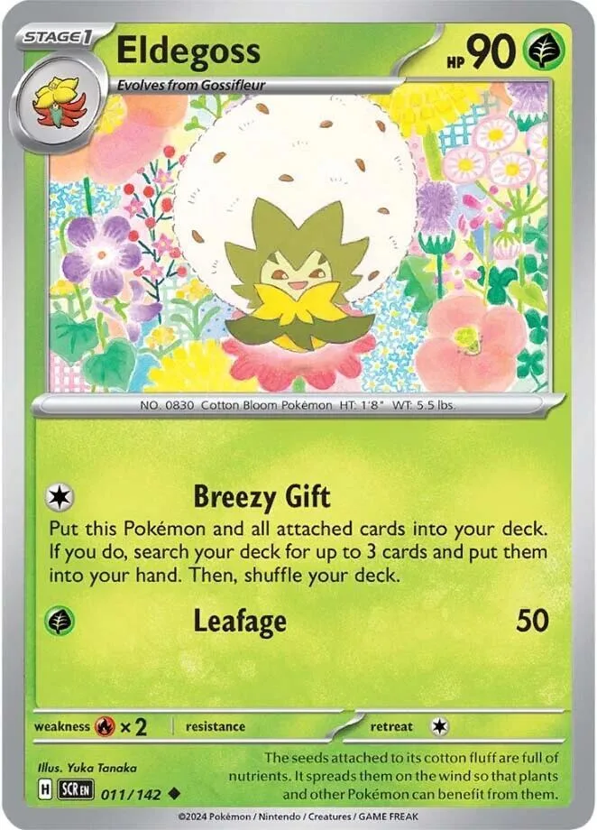 Eldegoss card front