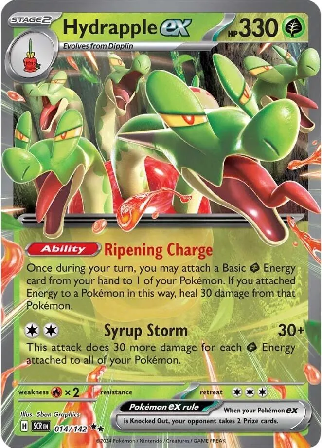 Hydrapple ex card front