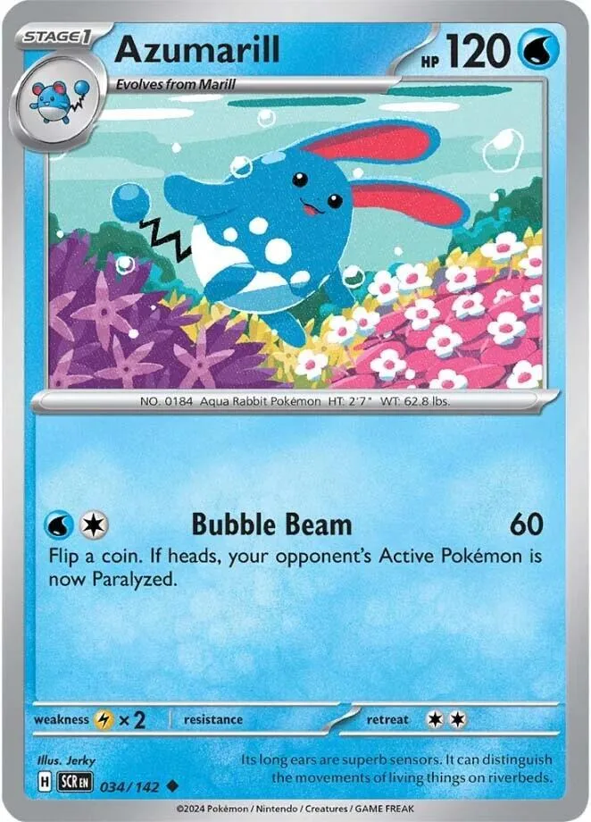 Azumarill card front