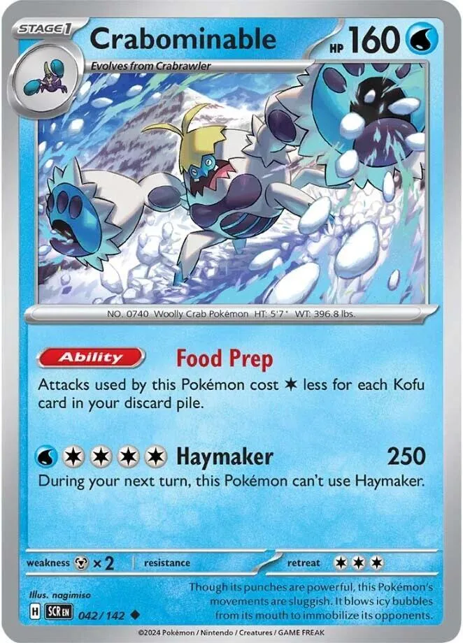 Crabominable card front