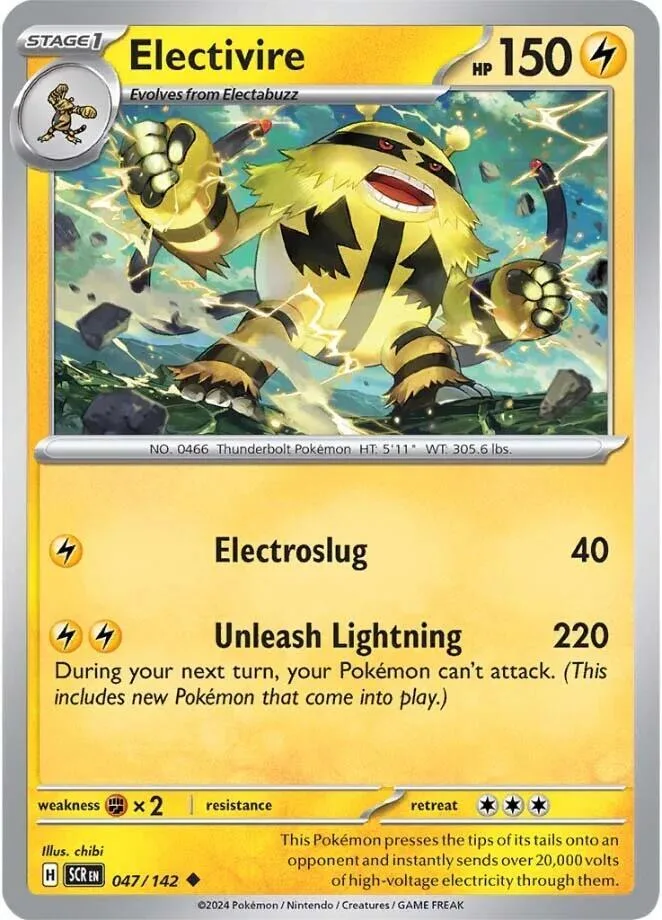 Electivire card front