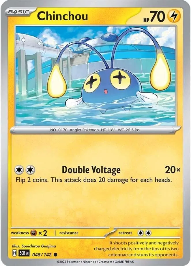 Chinchou card front