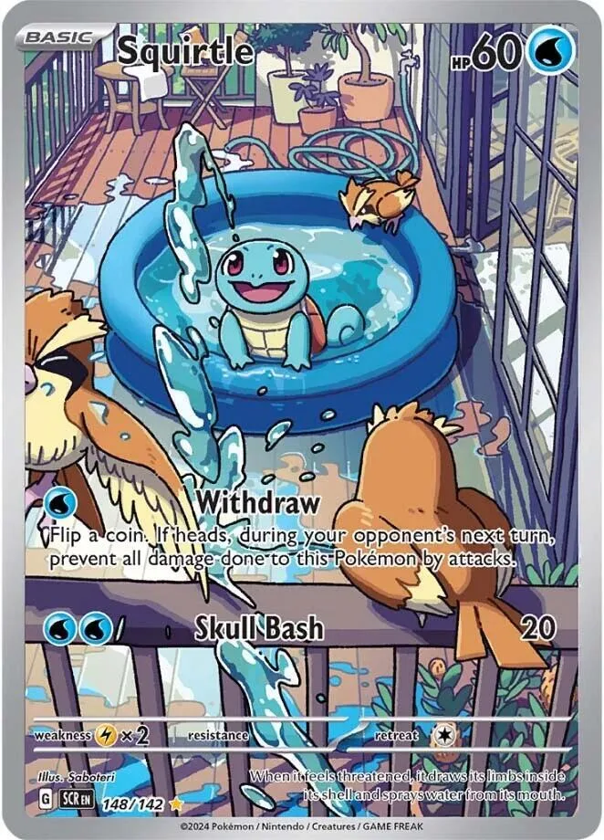 Squirtle Holofoil card