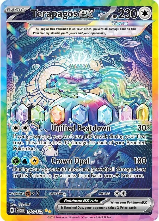Terapagos ex Holofoil card