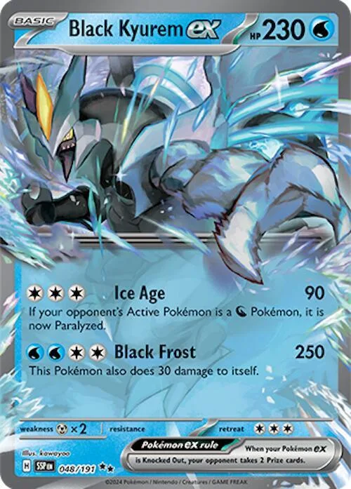 Black Kyurem ex card front