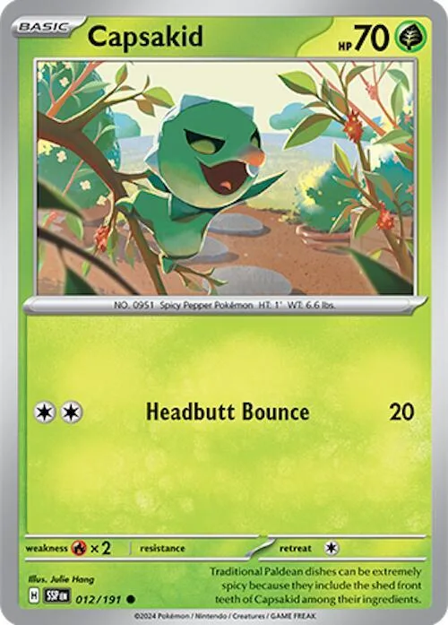 Capsakid card front