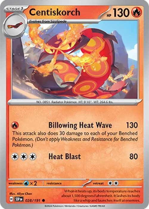 Centiskorch card front