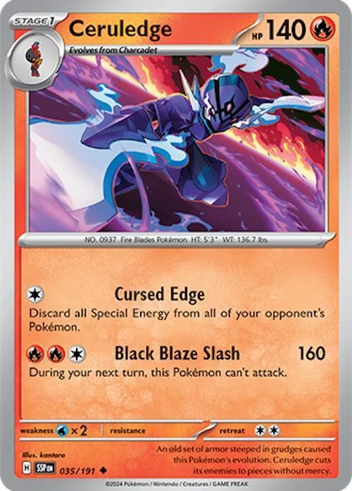 Ceruledge card front
