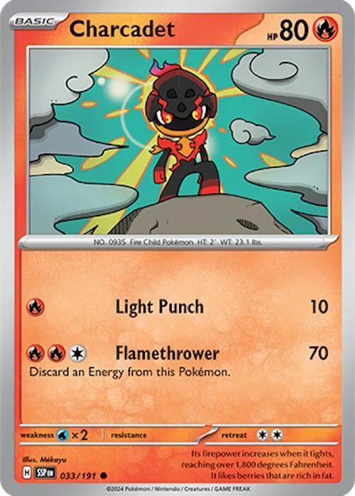 Charcadet card front
