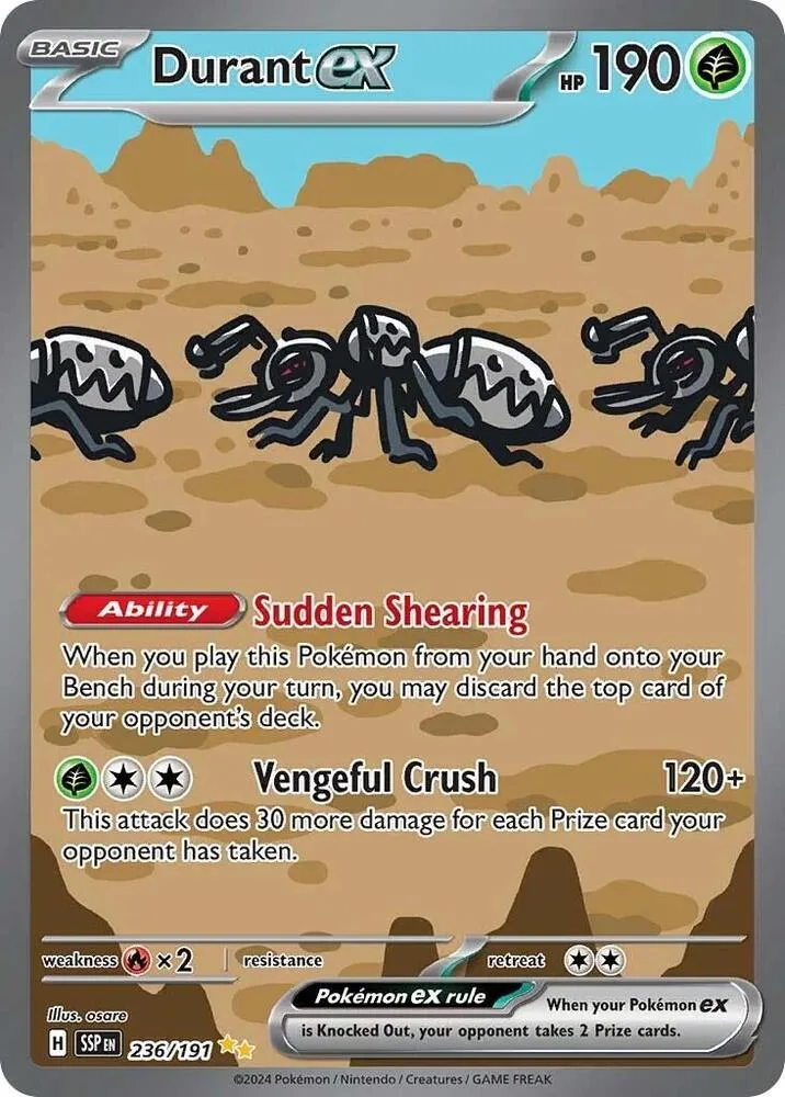 Durant ex Holofoil card