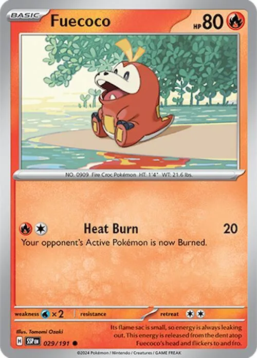 Fuecoco card front