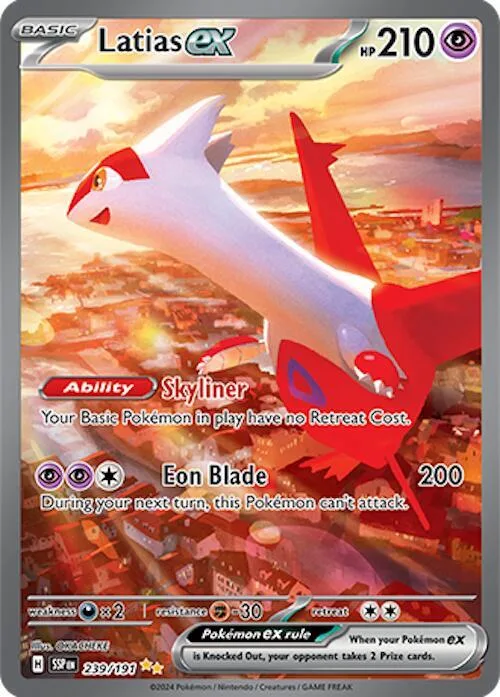 Latias ex Holofoil card