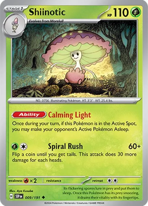 Shiinotic card front