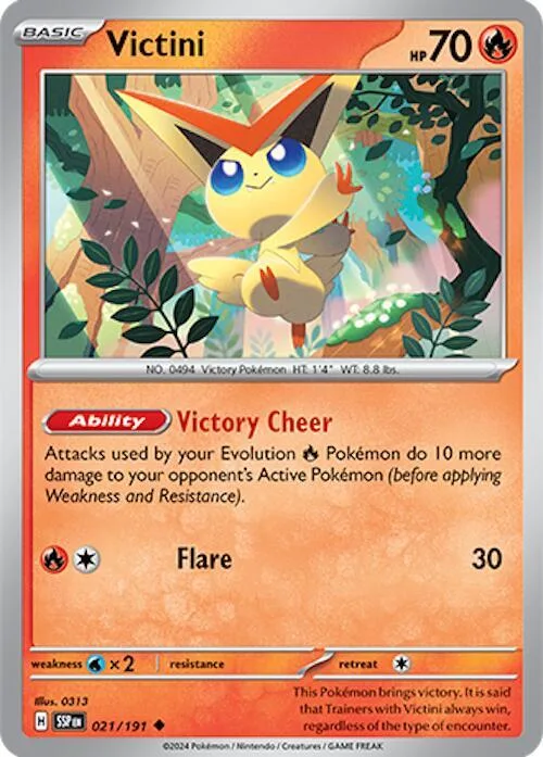 Victini card front